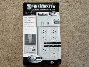 Recoton Spikemaster 7-Outlet Premium Surge Protection Model IC3005 - Picture 1 of 5