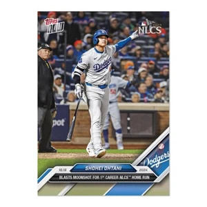 Shohei Ohtani 1er jonrón de la NLCS - 2024 Topps Tarjeta AHORA 839 Preventa - Imagen 1 de 2