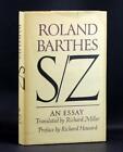 Roland Barthes First Edition S/Z An Essay Semantic Study Balzac Sarrasine HC DJ