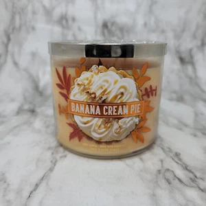 Bath & Body Works Banana Cream Pie Candela a 3 stoppini - Foto 1 di 3
