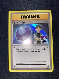 Gym Badge (Brock) - XY203 Pokemon Card XY Promos NM - Picture 1 of 3