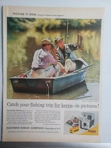 Kodak Film 127 Print Ads Vintage 1961 Ephemera Wall Art Decor Lot of 2 - Picture 1 of 2