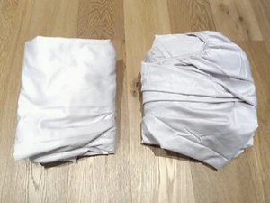 Wellbeing 2 piezas algodón poliéster, juego de sábanas, gris, reina - Imagen 1 de 9