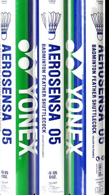 1 Tubes Yonex Aerosensa 05 (AS-05 )Badminton Feather Shuttlecock