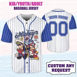 Camiseta de béisbol Mickey Disney Cruise 2025 a juego niños hombres mujeres regalo NUEVA - Imagen 1 de 6