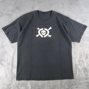 Vintage Y2K CIRCA C1RCA Skate T Shirt Size XL XLarge Skull Grunge Faded Black - Picture 1 of 11