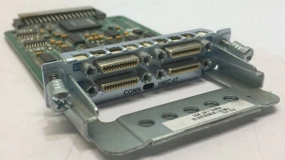 CISCO HWIC-4T 4-Port High-Speed Serial WAN Interface 2811 2821/51 3800 2900 3900 - Image 1 of 3