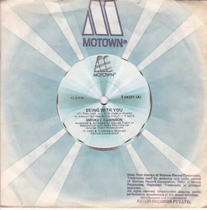 SMOKEY ROBINSON Being With You / What's In Your Life For Me 45 - Motown SirH70 - Picture 1 of 2