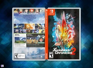 Xenoblade Chronicles 2 Cover Art: "After-Dark" Custom Insert & Case, Nintendo - Bild 1 von 3
