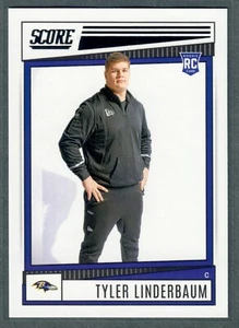 2022 Score Tyler Linderbaum Rookie Card #323 Ravens RC QTY - Bild 1 von 2