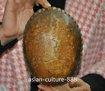 Antique Rare Tibetan Buddhism Silver Skull Head Statue Tantrick Kapala Bowl Cup • 260.13£