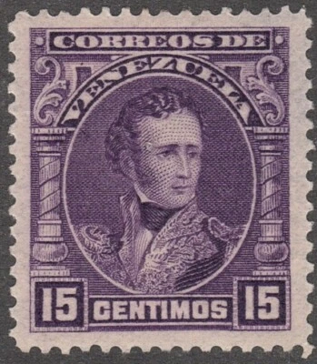 1904-09 Venezuela SC# 233 - Gen. Jose de Sucre - M-H - Image 1 of 2