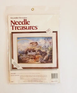 Needle Treasures ColorArt Stitchery 00650 "The Ark" Noah's Ark Needlepoint Kit - Picture 1 of 7