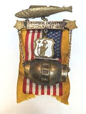 Rare GAR 24th National Encampment Badge 1890 Boston