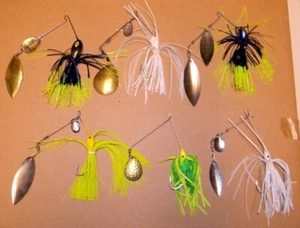 6 Assorted Spinnerbaits - New - Set 2 - Picture 1 of 1