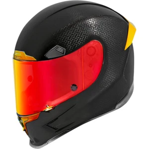 Icon Airframe Pro Carbon Full Face DOT Motorcycle Helmet - Carbon Red - XS - Picture 1 of 3