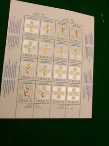 #1735 Canada Post health professional stamp sheet 16 x .45 $7.20 FV #P*^ - Foto 1 di 2