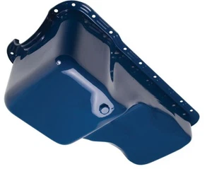 RTS Oil Pan Sump, Replacement OEM Style For Ford Blue Finish, SB For Ford, 351W, - Picture 1 of 2
