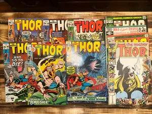 The Mighty Thor Bronze Age Lot 10 Marvel Comics FN to VF/NM No Reserve Nice Lot! - Picture 1 of 23
