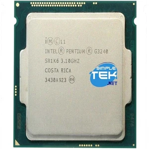 Processor Intel Pentium G3240 Sr1k6 Lga1150 LGA 1150 CPU 3,1ghz Refurbished - Picture 1 of 3
