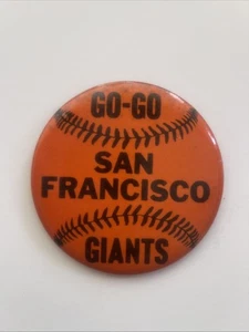 Prendedor Go-Go Gigantes de San Francisco años 60 - Imagen 1 de 2