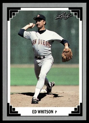 1991 Leaf Ed Whitson San Diego Padres #337 - Image 1 of 2