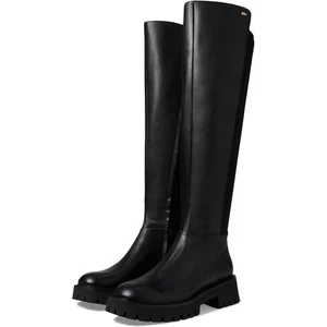 Botas Michael Michael Kors Asher con suela hasta la rodilla talla US 9M cuero negro - Imagen 1 de 7