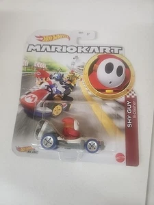 Hot Wheels Shy Guy B Dasher Mario Kart New on Card - Picture 1 of 2
