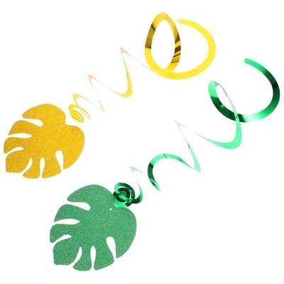  18 Pcs Hawaii Theme Party Decorations Artificial Tropical Leaves - Image 1 of 4