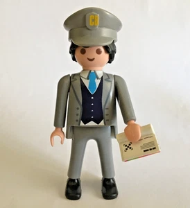Playmobil limousine driver in elegant gray suit and invitation to the party C21 - Picture 1 of 5