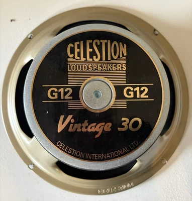1 PAR NUEVO CELESTION Vintage 30 16 ohmios 12" Guitarra Amplificador Gabinete Altavoz 60W Foto 1 de 4