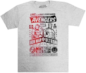 Camisetas Funko Pop Iron Man Ultron Avengers Medianas Marvel Collector Corps Flophouse - Imagen 1 de 2