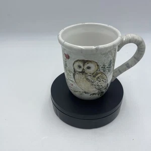 Certified International Winter's Walk 16 oz. Owl Mug - Picture 1 of 6