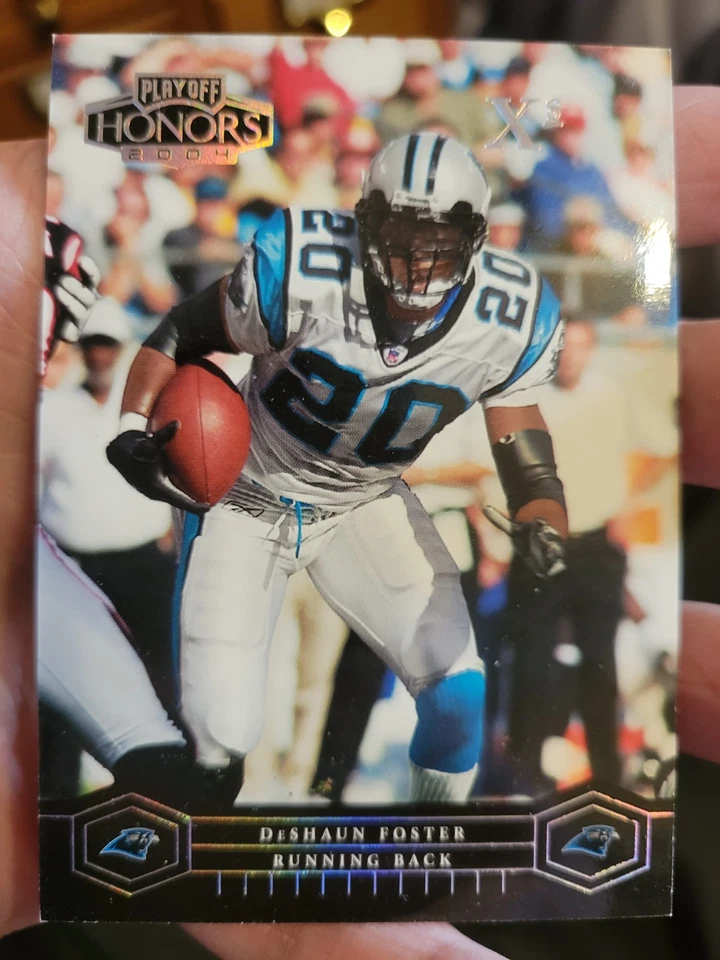 2004 Playoff Honors Xs /199 DeShaun Foster #14 Panthers - Image 1 of 2