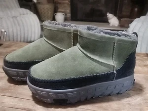 UGG Venture Daze Ultra Mini olivgrüne Stiefel 1158200 Damengröße 11 Herrengröße 10 - Bild 1 von 9