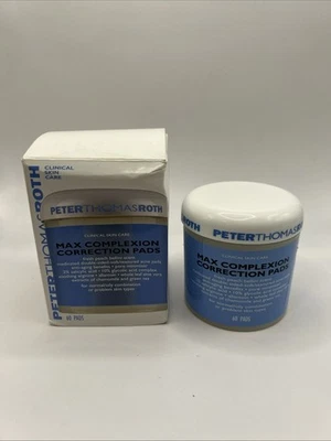 Almohadillas correctoras de tez Peter Thomas Roth Max (60 almohadillas) nuevas en caja Foto 1 de 2