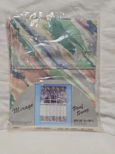 Vintage Mirage Pouf Swag 60 X 20 #2993  - Picture 1 of 9