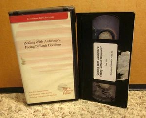 DEALING WITH ALZHEIMER’S documentary Difficult Decisions VHS family caregivers - Picture 1 of 2