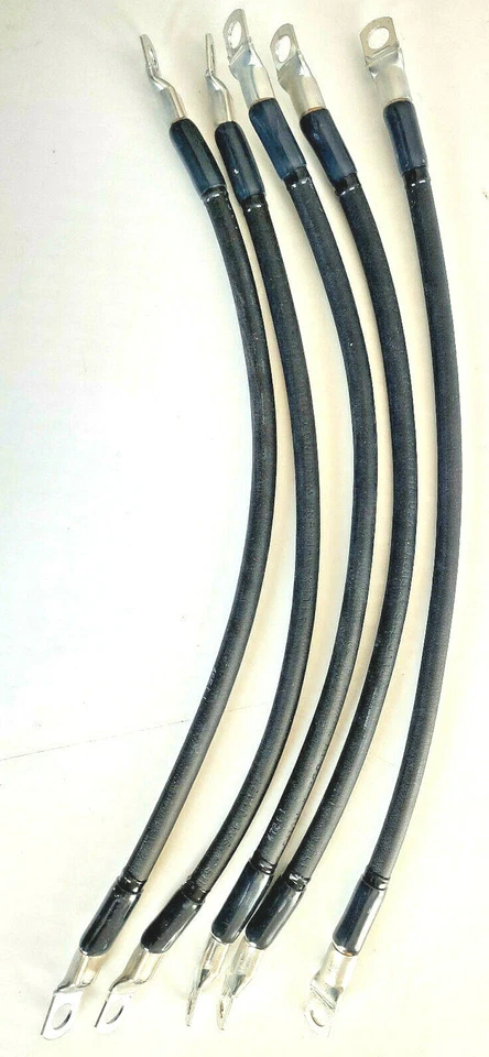 True® Club Car DS 95+ (48 Volt) Golf Cart - Battery Cable Set (4 Gauge) - Imagen 1 de 4