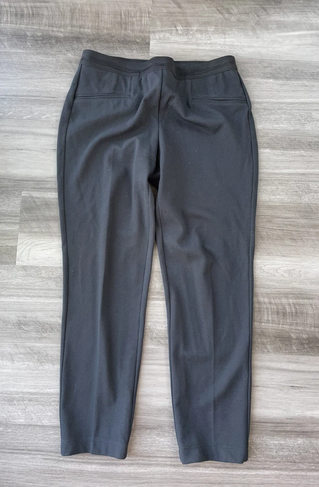 Pantalones elásticos negros Elliott Lauren talla 12 cintura elástica Foto 1 de 4