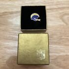 SAN DIEGO CHARGERS Vintage NFL Gold Chain-Back Tie Tack Logo Pin (with Box)