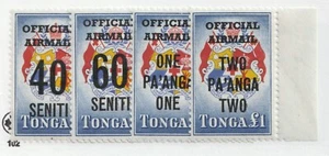 1968 Tonga Sc# O15-18 official airmail. Coat of Arms. MNH stamp set Cv$3.50 - Picture 1 of 1