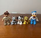 Lego Duplo Disney Donald Duck, Pluto, Dalmatian Dog, Squirrel, Zookeeper Figures
