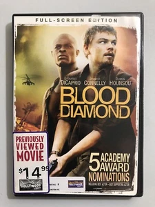 Blood Diamond DVD - Full-Screen Edition - Leonardo DiCaprio - Picture 1 of 3