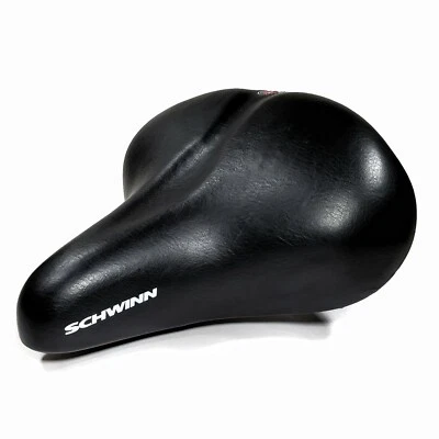 Cojín de bobina para bicicleta Schwinn asiento de turismo Cionlli sillín negro 10" adulto  Foto 1 de 4