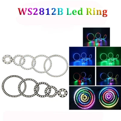 DC5V WS2812B LED Pixel Ring Panel Module Light 5050 RGB Circle Magic Color - Image 1 of 4