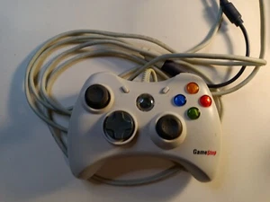 GameStop XBOX 360 \ Wired White Controller \ with new USB breakaway cable. - Picture 1 of 6