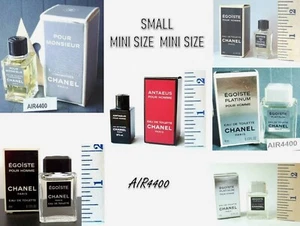 Chanel SMALL MINI SIZE: POUR MSR-ANTAEUS-EGOISTE V1-V2-EDT 4ml Box TRAVEL Select - Picture 1 of 33
