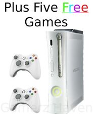 GUARANTEED Microsoft Xbox 360 Original Console, Hard Drive HDD 2 NEW Controllers