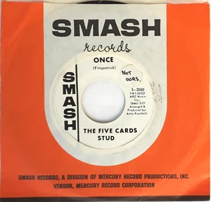 The Five Cards Stud - Beg Me 7” Promo Single 1967 Smash Records USA S-2080 - Picture 1 of 4